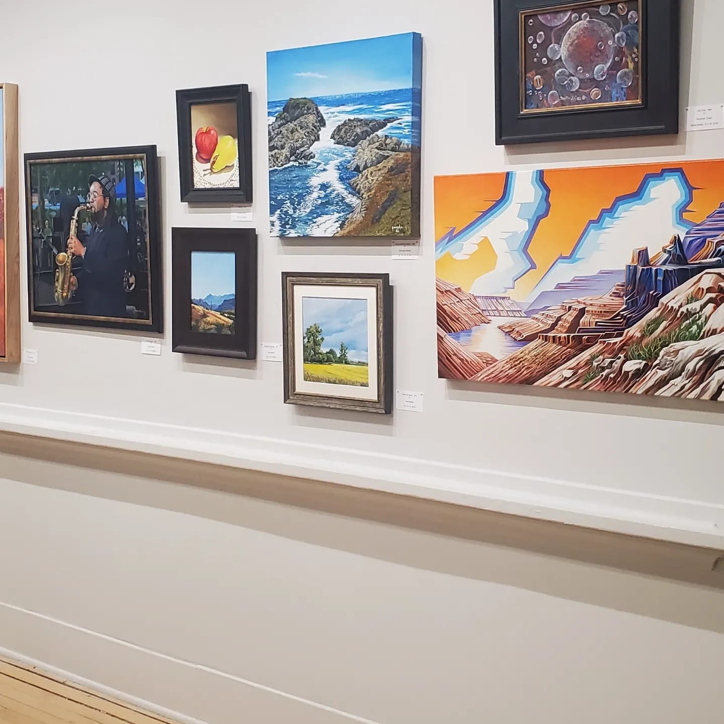 Abstract gradient sphere